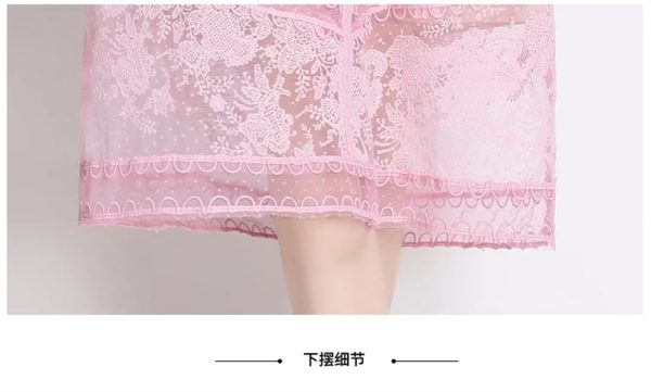 Women Summer Embroidery Flower Dress O-Neck Sleeveless Elegant Patchwork Runway Long Dress