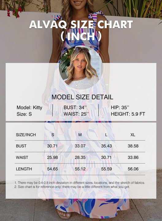 51AHOaE0KNL.jpg Women's 2025 Summer Sleeveless Floral Print Maxi Dress Strap Square Neck Beach Sun Dress