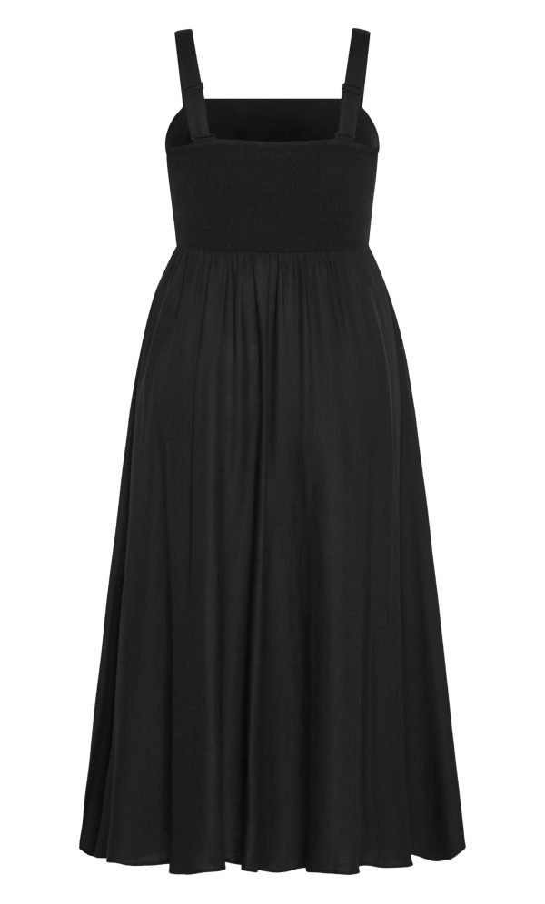Women's Plus Size Dress - Collins Straight Neck Maxi