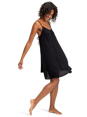 61543ZwxvML.jpg Women's Summer Casual Sundress Cover-up, Sleeveless Mini Dress for Beach, Pool, and Resort Wear