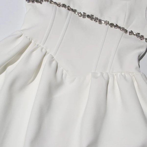 61NhHvwMBxL.jpg Women’s Square Collar Diamond Dress - Sleeveless Summer Cocktail Party Outfit