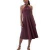 Organic Cotton Women's Fit & Flare Halter Dress