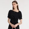 Summer Black Mini Dress for Women Casual V-Neck Short Sleeve Patchwork Pleated A-line Dresses for Wedding Guest Dress