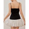 Women’s Square Neck Sexy Mini Dress - Sleeveless Slimming Club Night Outfit