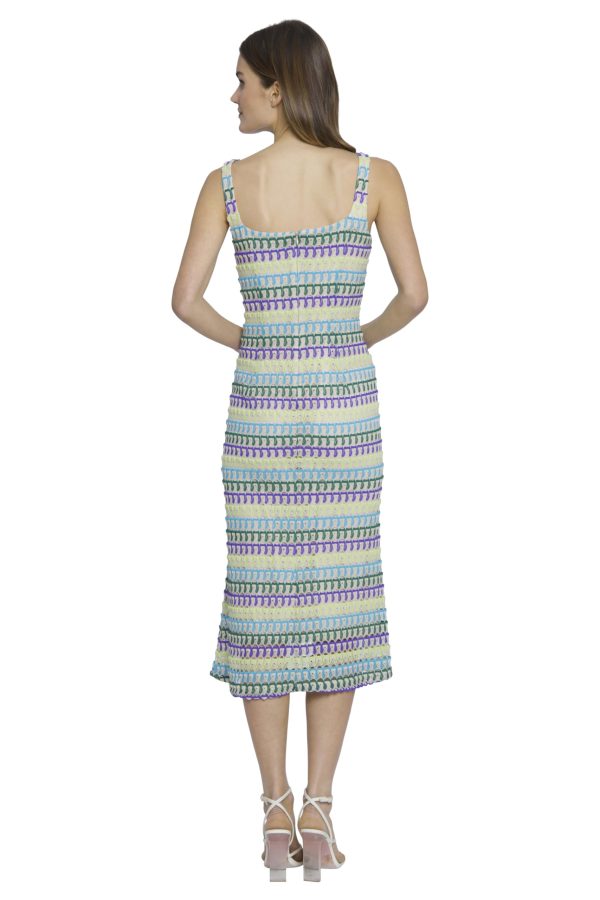 711QwfsJ9vL.jpg Sweetheart Neckline Midi Striped Knit, Square Neck, Summer Beach Vacation Dresses for Women