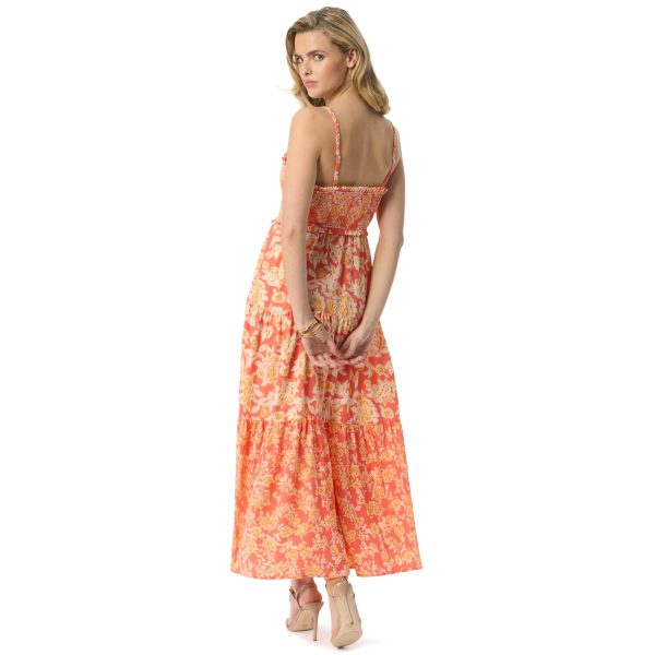 Women's Bronte Sweetheart Neck Empire Waist 3-Tiered Maxi Dress Standard