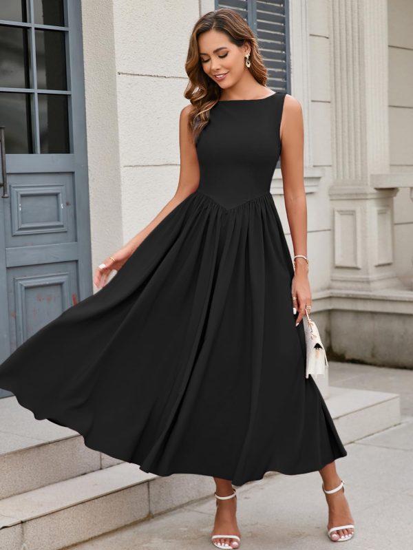 7156t19KNcL.jpg Women Summer Sleeveless Maxi Dress Casual Vacation Sundress Tank Flowy Long Formal Wedding Guest Dresses 2025