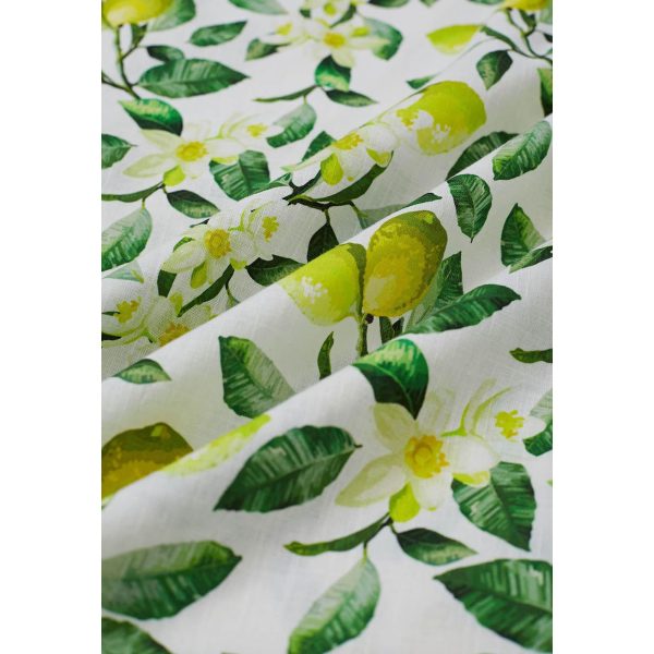 71EWsOPzISL.jpg Women V Neck Sleeveless Cotton Midi Dress Lemon Printed Button Beach Vacation Summer Long Dress with Side Pockets