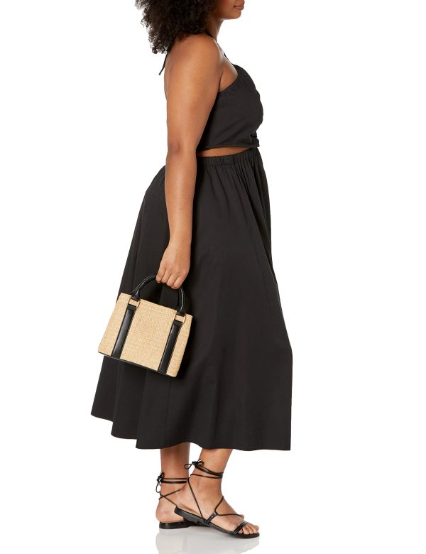 71RyfF0FdPL.jpg Women's Brinda Cotton Cut Out Halter Maxi Dress