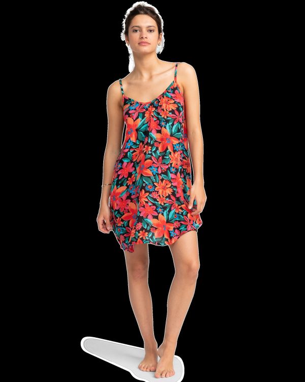 Women's Summer Casual Sundress Cover-up, Sleeveless Mini Dress for Beach, Pool, and Resort Wear