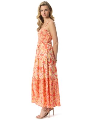 71d2rUluv7L.jpg Women's Bronte Sweetheart Neck Empire Waist 3-Tiered Maxi Dress Standard