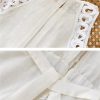 Women Elegant Maxi Halter Hollow Out Sleeveless Vocation Casual Ladies Beach Dresses