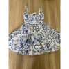 Women’s Color-Block Square Neck Dress - Sleeveless Slimming High Waist Mini Dress