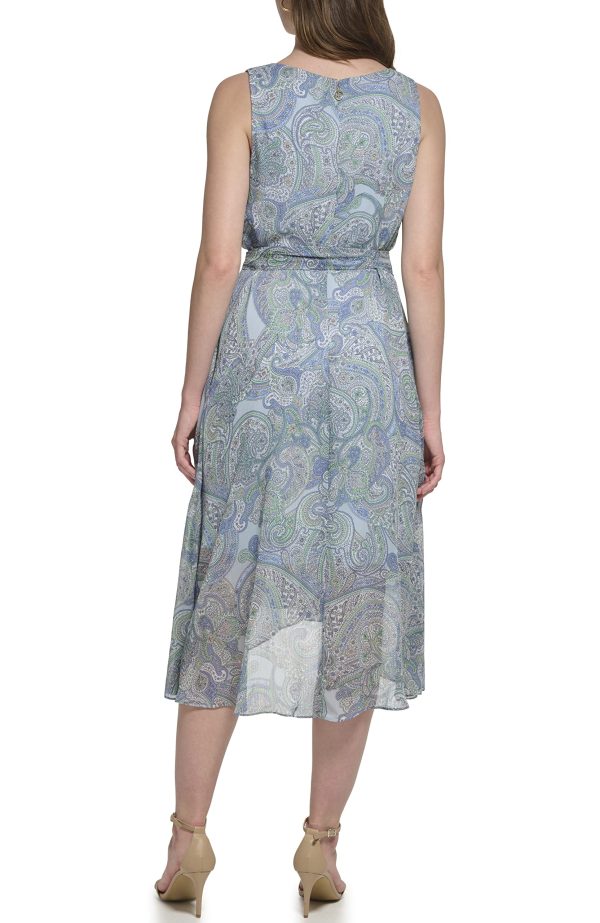 813Io90rEL.jpg Women's Sleeveless Midi Faux Wrap Chiffon