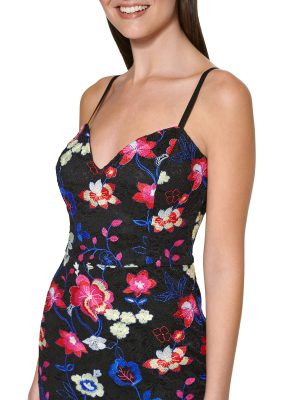 818io4Q1WhL.jpg Women's Slip Lace Thread Detail Dress