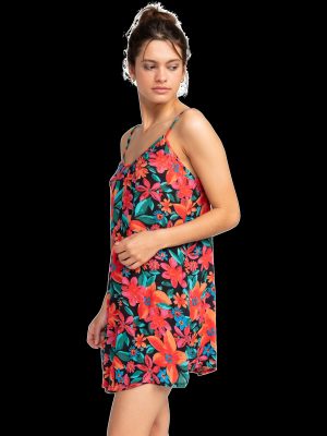 81EfsrbdrdL.jpg Women's Summer Casual Sundress Cover-up, Sleeveless Mini Dress for Beach, Pool, and Resort Wear