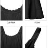 81P1LdtvDRL.jpg Women's 2025 Summer Dresses Knitted Sleeveless Spring Casual Flowy A Line Beach Vacation Mini Sundress