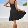 81S3fPuVkCL.jpg Women's 2025 Summer Dresses Knitted Sleeveless Spring Casual Flowy A Line Beach Vacation Mini Sundress