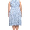 Women's Dresses Inset Waist Midi Dress Career Office Occasion Guest of