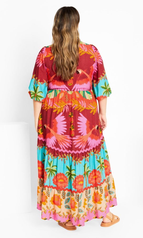 Women's Plus Size Copacabana Placement Dress