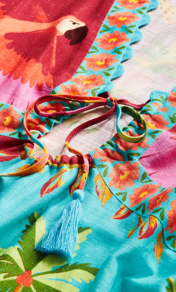 Women's Plus Size Cabana Mini Placement Dress