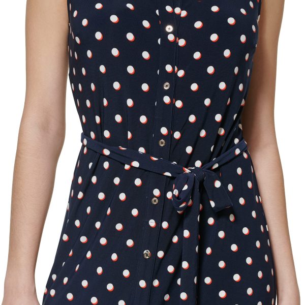 91J01DkcRpL.jpg Women's Collared Button Up Midi Dress