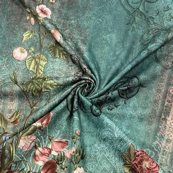 91l3YPQUNGL.jpg Summer Dresses for Women 2025 Cold Shoulder V Neck Vintage Print A-Line Dress Beach Vacation Boho Mini Sundress