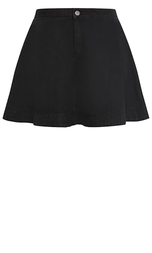 Women's Plus Size Skirt - Flare Denim