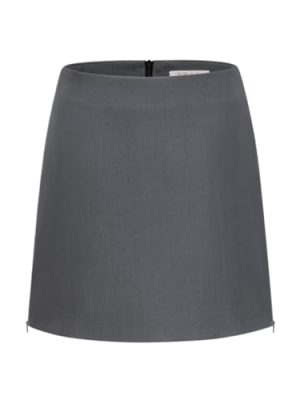 Korean Style Gray Casual Skirt Short Womens Summer Waist Pants