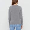 Women’s Essential Crewneck Sweater 100% Pure Cashmere Classic Long Sleeve Pullover