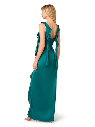 3103Zrbu8YL.jpg Women's Stretch Satin Long Dress