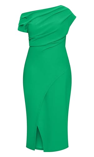 311iCKfg5yL.jpg Women's Plus Size Dress - Sassy Off Shoulder