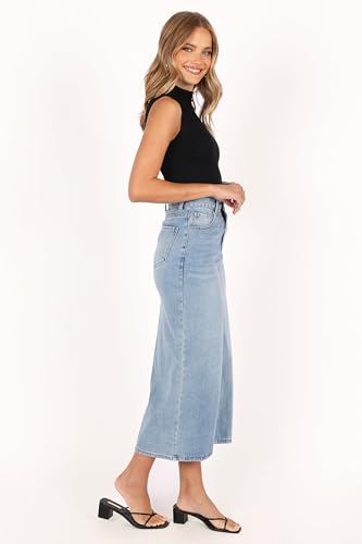 312Evb31K6L.jpg Women's Dana Denim Midi Skirt