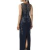 Women's Beaded Column Long Dress