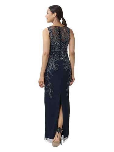 Women's Beaded Column Long Dress