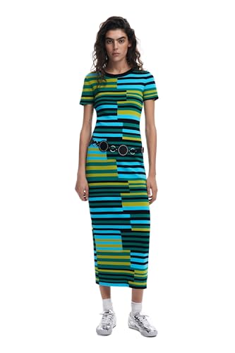 318n9hauosL.jpg Women's Striped Long Dress