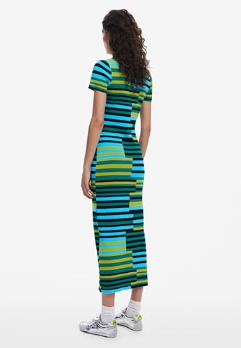 31A9EyUa1ZL.jpg Women's Striped Long Dress