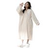 31Dfy6RZU6L.jpg JSEIAJB Thickened And Plush Kimono Long Pajamas For Women's Autumn And Winter Warm Plush Morning Gown