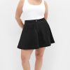 Women's Plus Size Skirt - Flare Denim