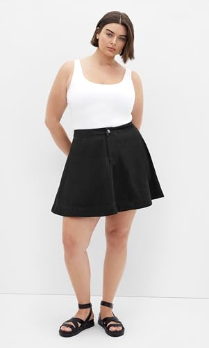 Women's Plus Size Skirt - Flare Denim