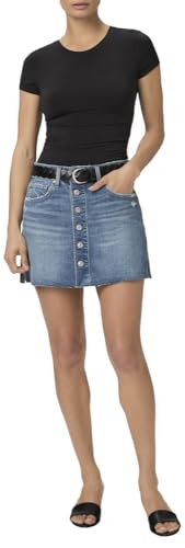 Women's Jessie Skirt Button Front Raw