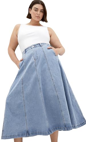 31F2W1eRCAL.jpg Women's Plus Size Skirt-Alina