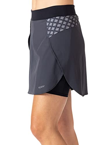 31FhxXujbTL.jpg Vista Skort, Women's Cycling Skirt with Attached Internal Padded Liner Short, 16.5 Inch Inseam