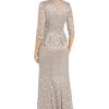 Womens Glitter Lace Two Piece Dress