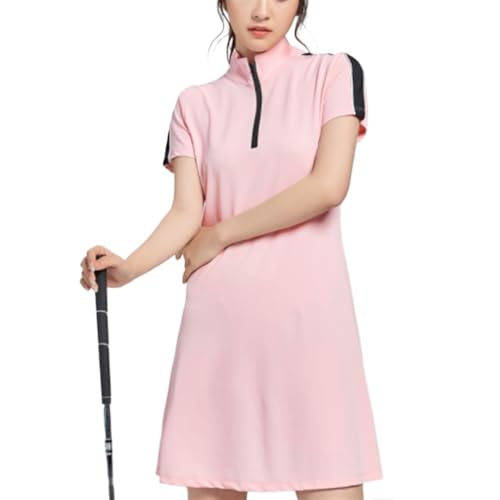 Tennis Dress Women Tennis Suit Women's Sports Fitness Clothes Skirt Multifunctional Tennis Clothes Elastic Slim(Large)