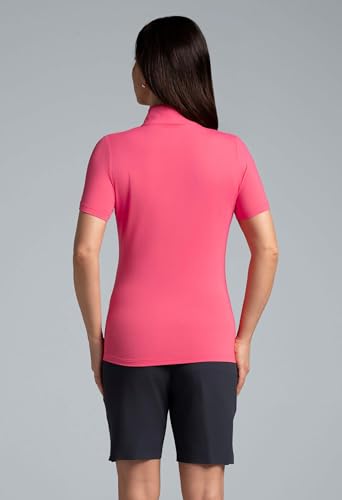 Women's S/S Zip Mock