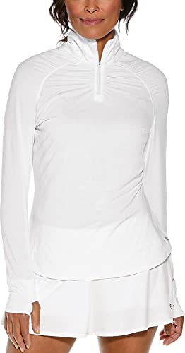 31HcFsVcWeL.jpg UPF 50+ Women's Arabella Quarter-Zip - Sun Protective