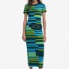 31I0ww3d-XL.jpg Women's Striped Long Dress