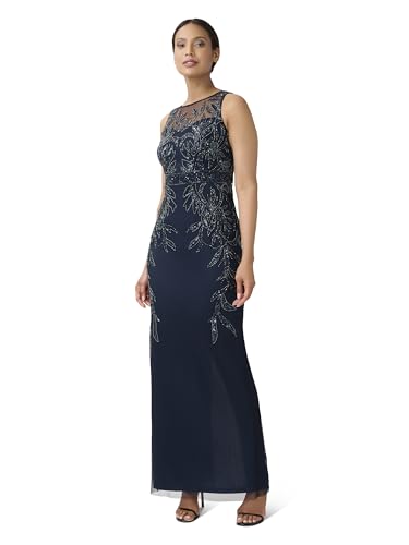 Women's Beaded Column Long Dress