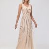 Chiffon Long Mother of The Bride Dress 2025 Sequin Wedding Guest Dress with Jacket CY134